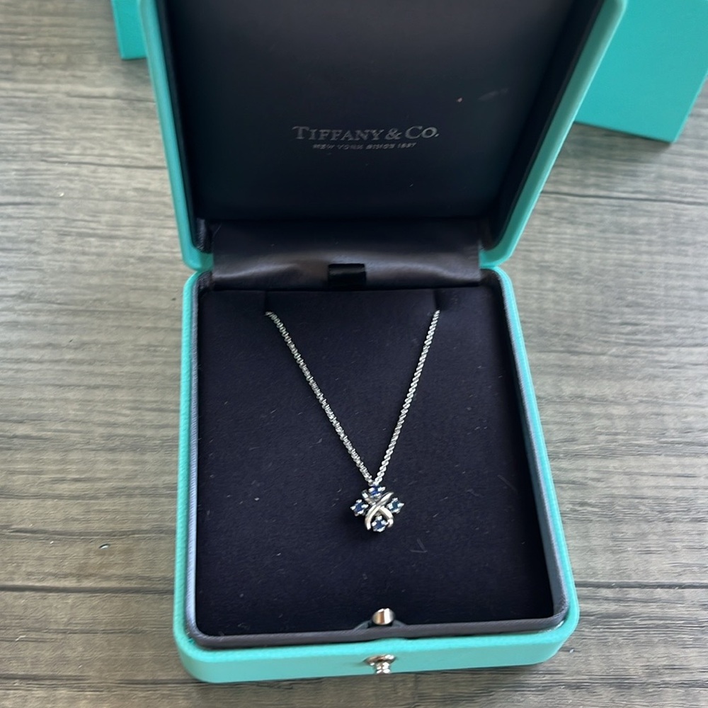Beautiful Tiffany “Lynn” Pendant necklace, never worn !